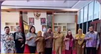 Wabup Inhu Terima Kunjungan Tim Kemenkes RI