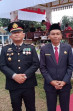 Upacara Penurunan Bendera Kecamatan Lirik Berlangsung Khidmat