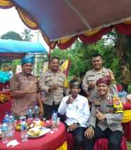 Bhabinkatibmas Komarudin Naik Pangkat,Masyarakat Desa Gelar Syukuran