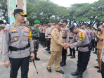 Polres Inhu Gelar Apel Gelar Pasukan OMP LK 2024