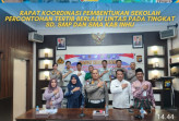 Kasat Lantas Polres Inhu Pimpin Rakor Dalam Rangka Pembentukan Sekolah Percontohan