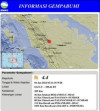 Rohul Diguncang Gempa Dengan Kekuatan 4,4 SR