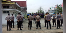 KPU, Bawaslu Inhu Dijaga Polisi