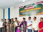 Polres Bersama Pemkab Inhu Deklarasi Kampung Tangguh Anti Narkoba
