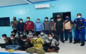 Ditpolairud Polda Riau Tangkap 10 Pencuri Ikan Di Rohil