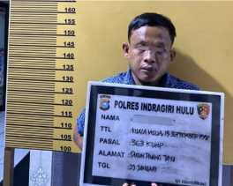 Baru Bebas Kemarin, Pencuri Kotak Infak Masjid di Rengat Ditangkap Polisi