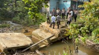 Tim Polda Riau Bakal Bangun  Jembatan Penghubung Di Inhu