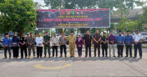 Wabup Inhu Hadiri Gelar Pasukan Operasi Mantap Brata Lancang Kuning