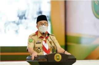 Gubernur Riau Buka Musyawarah Luar Biasa Pramuka Kwartir Riau