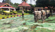 Cegah Karhutla, Kapolsek Peranap dan Tim Gabungan Apel Siaga dan Patroli