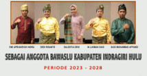 Ketua Bawaslu RI Lantik Anggota Bawaslu Kab Inhu