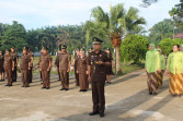 Peringati HBA Kejaksaan Negeri Inhu Menggelar Upacara dan Ziarah Taman Makam Pahlawan