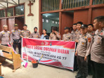 Bakti Sosial  Hari Bhayangkara Polres Inhu Dilaksanakan Digereja