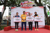 Semarak Lomba Lari Bhayangkara Run Polres Inhu