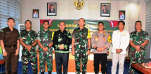 Tinjau TMMD ke 120, Wabup Inhu Sambut Rombongan Wasev Mabes TNI-AD