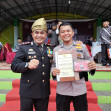 Brigadir Ade Terima Penghargaan Dari Kapolres Inhu