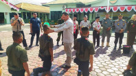 Waka DPRD Inhu Sambut Komcad Matra Darat