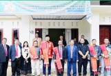 Bupati Inhu Resmikan Rumah Dinas Gereja HKBP Betesda Resort Batang Gansal
