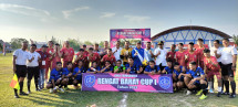 Dibuka Kadisporasata Inhu, Open Turnamen Sepak Bola Rengat Barat Cup 1 Dimulai
