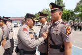 Penerima Pin Emas Kapolri Ini Resmi Jabat Kapolsek LBJ