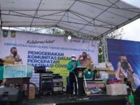 Kadiskes Riau Buka Acara Penggerakan Komunitas Percepatan Vaksinasi COVID-19