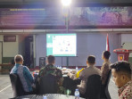 Kodim 0302/Inhu Saksikan Award Kasad 2023 Secara Virtual