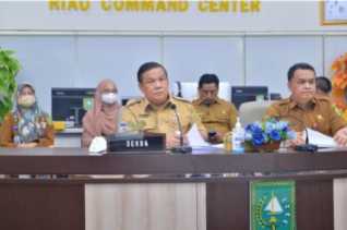 Sekda Provinsi Riau Kick Off Meeting Dengan KPK RI