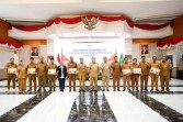 Desa Kelawat Terima Penghargaan Desa Percontohan Anti Korupsi Tingkat Provinsi.