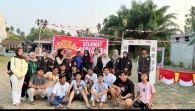 Remaja Surau Al-Istiqomah, dan Mahasiswa KKN Universitas Abdurrab Gelar Kegiatan Bersama