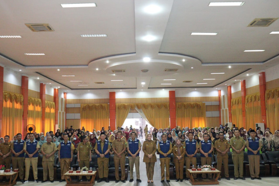 PMD Inhu Gelar Sosialisasi. Bupati Inhu Harap Kader Posyandu Beri Pelayanan Terbaik