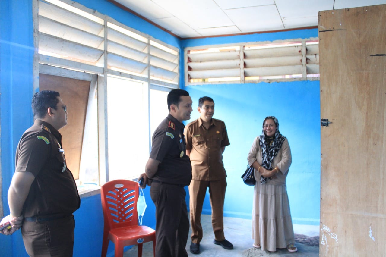 Kejari Inhu Tinjau Perkembangan Rumah Restorative Justice