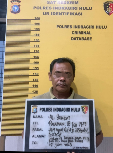 Palsukan Ijazah, Kades Pasir Ringgit Terancam 6 Tahun Penjara