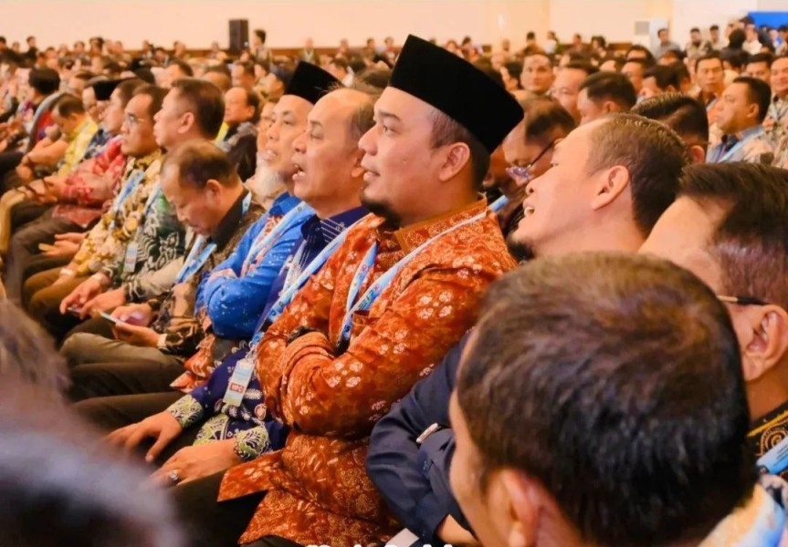 Hadiri Rakornas TPAKD Bupati Ade Tegaskan Komitmen Perluas Akses Keuangan Daerah