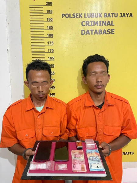 Polsek LBJ Bekuk Pengedar Sabu Serta Amankan BB