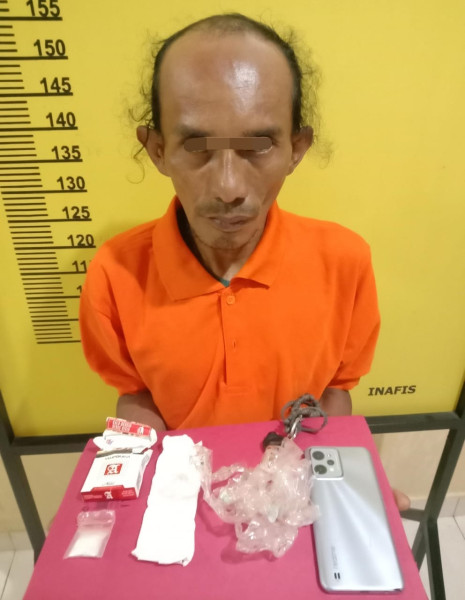 Miliki Sabu 3,55 Gram Mencret Diringkus Polisi