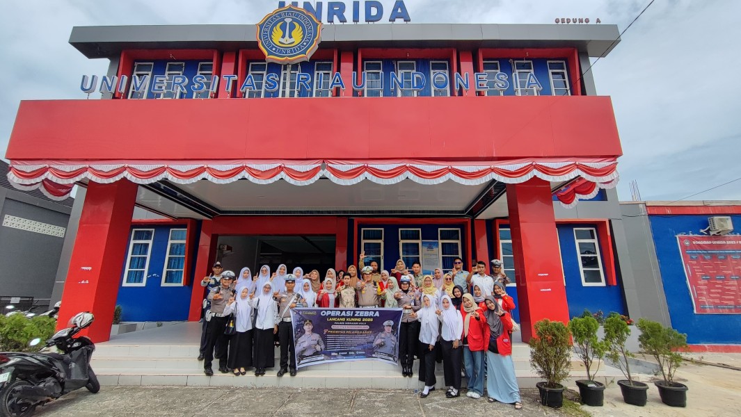 Satlantas Inhu Datangi Kampus Unrida, Ternyata Ini Dilakukan