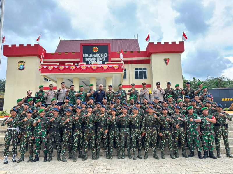 Perkokoh Sinergitas TNI-Polri Di HUT Brimob Polri Jelang Pilkada Serentak