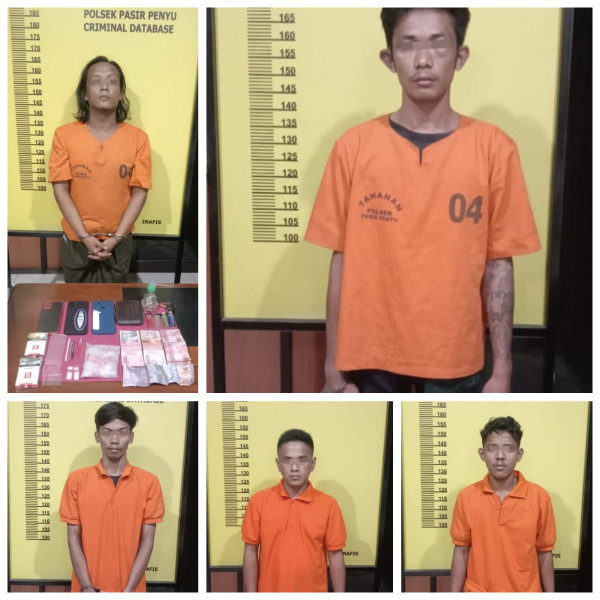 Pelaku Narkoba Di Air Molek Ditangkap Polsek Pasir Penyu