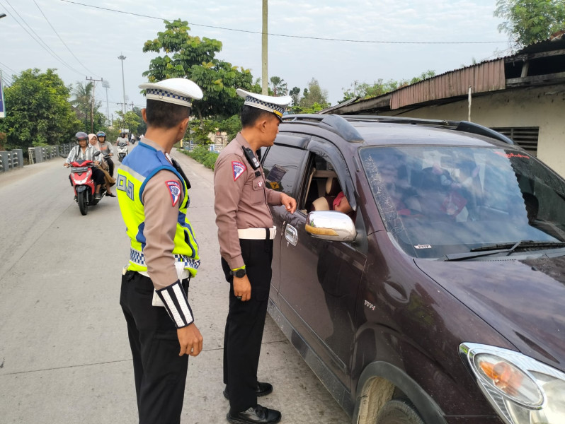 Satlantas Tindak 360 Pelanggaran Selama Tujuh Hari Operasi LK di Inhu