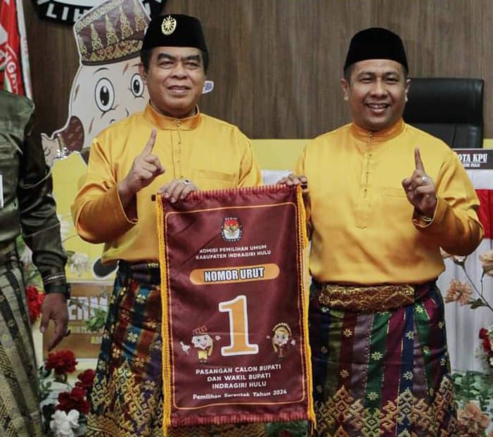 Paslon Nomor Urut 1 Menyala Di Pilkada Inhu