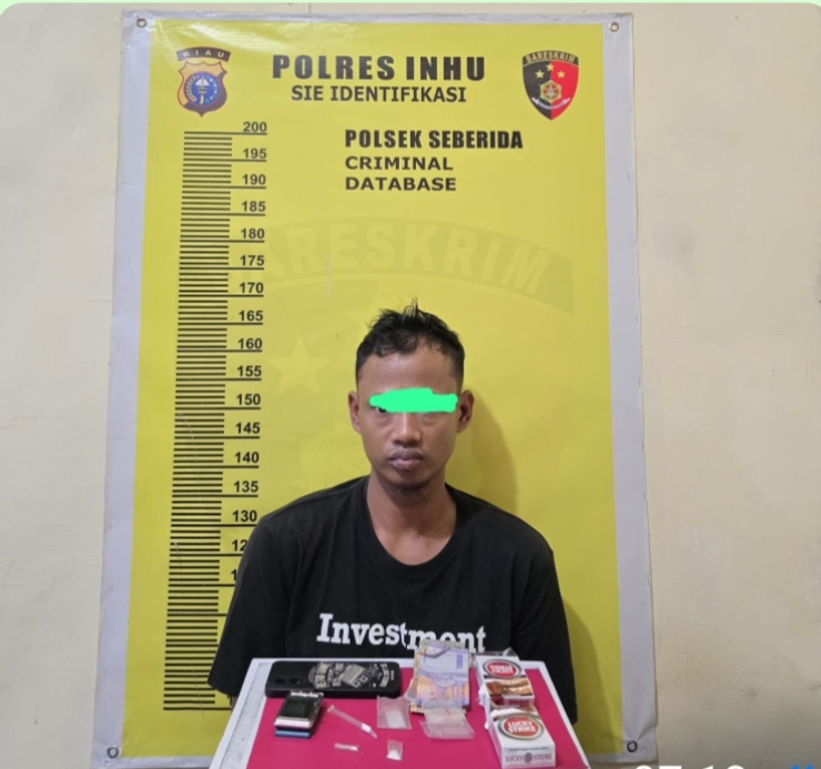 Pengedar Sabu Asal Rohil Ditangkap Polsek Seberida