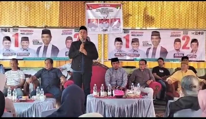 Paslon SAH Siap Jadikan Jalan Inhu Layak Dilewati