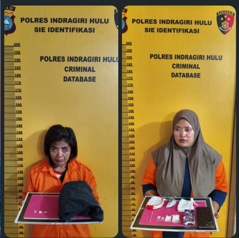 Dua Perempuan Ini Diamankan Polisi Sektor Rengat Barat