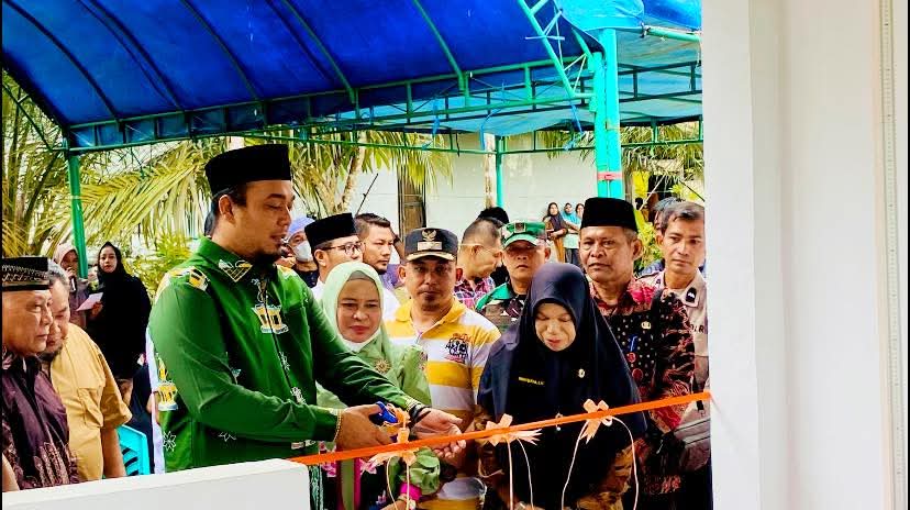 Bupati Inhu Bersama Wabup Resmikan Posyandu Gerbangsari.Ini.Harapannya