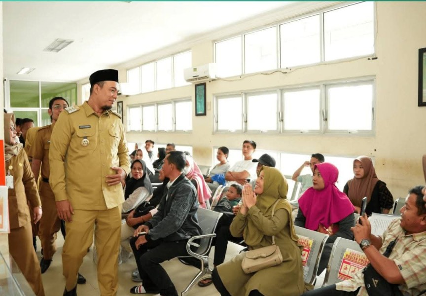 Hari Pertama Bupati dan Wabup Inhu Tinjau Pelayanan Kesehatan di RSUD