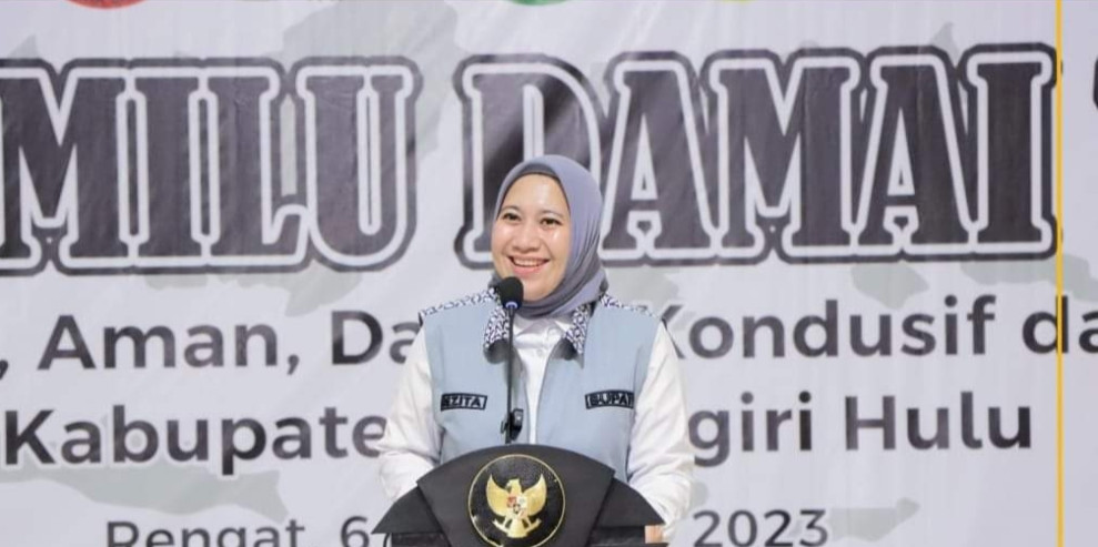 Ini Pesan Bupati Inhu Saat Deklarasi Pemilu Damai 2024