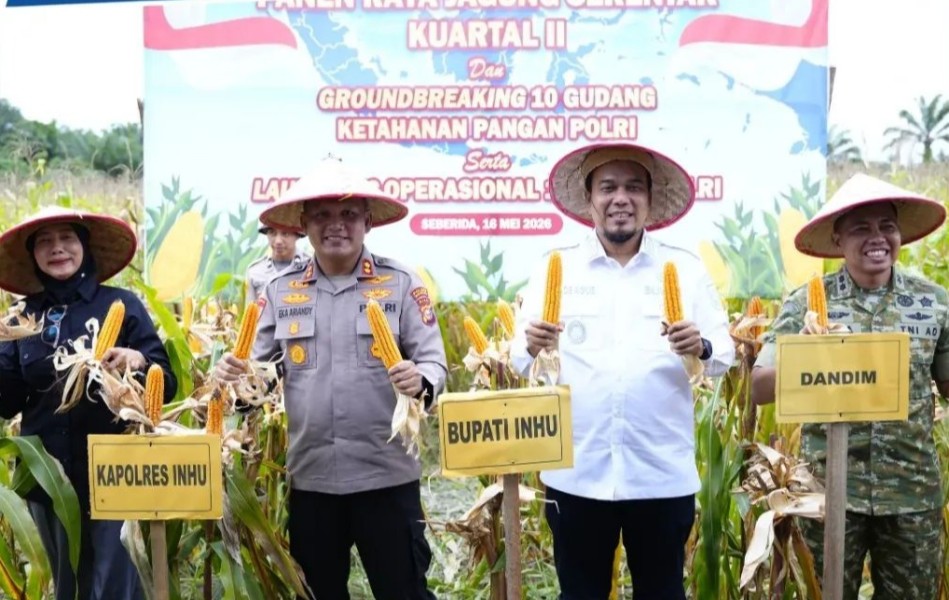 Satu Hari Bupati Inhu Mengikuti Dua Kali Zoom Meeting Bersama Presiden
