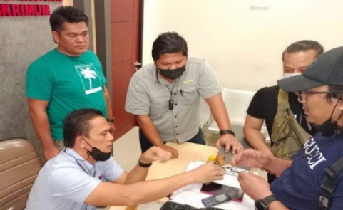 Polda Riau Gagalkan Pengiriman Senjata Api