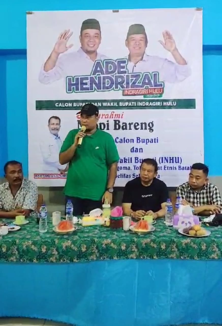 Tokoh Adat Batak Siap Memenangkan Paslon Bupati Inhu Ade-Hendrizal