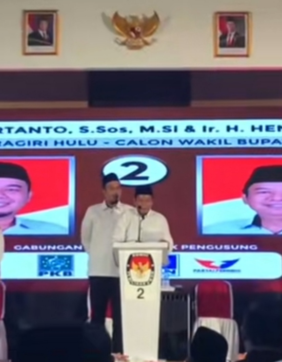 Miris..TPP Tunda Bayar Jadi Pertanyaan Debat Publik Pilkada Inhu